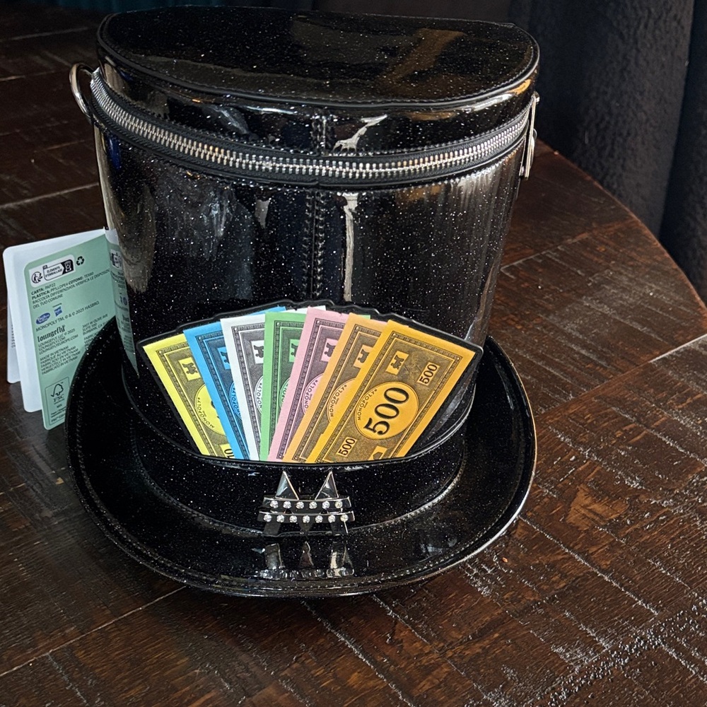 Loungefly Sparkle Monopoly Anniversary crossbody bag